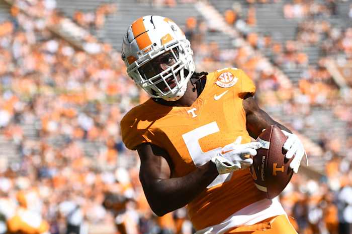 Tennessee Volunteers CB Kamal Hadden. (Photo by Saul Young of the News Sentinel)
